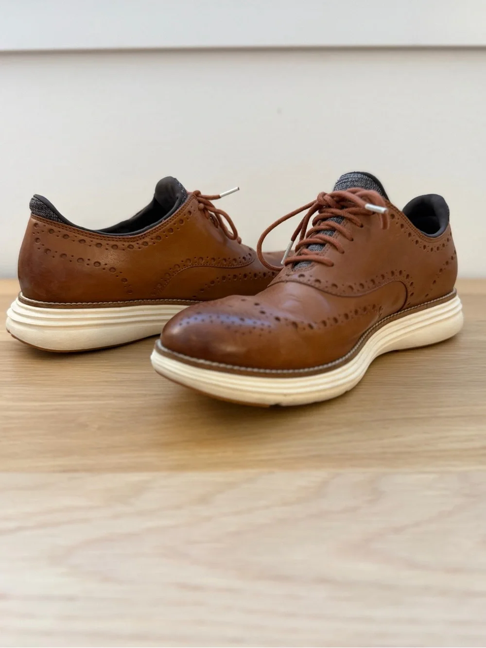 Cole Haan Men’s Original Grand 360 Brown Leather Wing Oxford - Size US 10.5